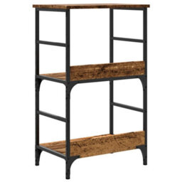 Berkfield Book Cabinet Old Wood 50X33X82 Cm Engineered Wood - thumbnail 6