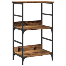 Berkfield Book Cabinet Old Wood 50X33X82 Cm Engineered Wood - thumbnail 2
