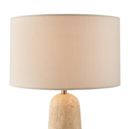 Furniturebox Uk Teresia Travertine Stone Table Lamp - thumbnail 6