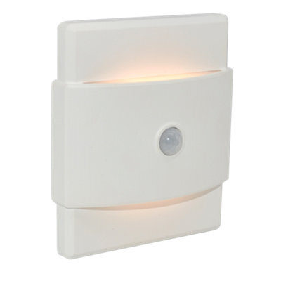 GoodHome Jolliet White Contemporary Integrated Led Night Light - image 1