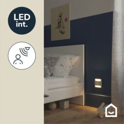 GoodHome Jolliet White Contemporary Integrated Led Night Light - thumbnail 6