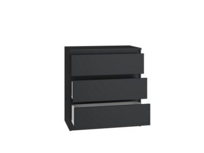 M3 Malwa Chest Of Drawers Black - image 1