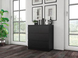 M3 Malwa Chest Of Drawers Black - thumbnail 2