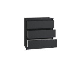 M3 Malwa Chest Of Drawers Black - thumbnail 1