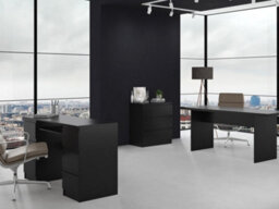 M3 Malwa Chest Of Drawers Black - thumbnail 3