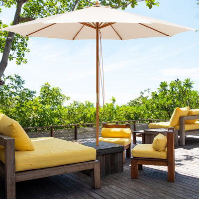 Costway 3M Patio Sunshade Umbrella 8-Rib Outdoor Table Market Umbrella - image 1