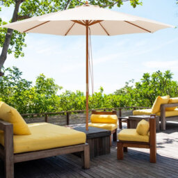 Costway 3M Patio Sunshade Umbrella 8-Rib Outdoor Table Market Umbrella - thumbnail 1