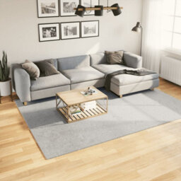 Walplus Rug Huarte Short Pile Soft And Washable Grey 200X280 Cm - thumbnail 1