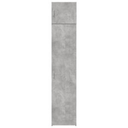 Berkfield Slim Storage Cabinet Concrete Grey 45X42.5X225 Cm Engineered Wood - thumbnail 4
