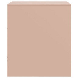 Berkfield Bedside Cabinet Pink 34.5X39X44 Cm Steel - thumbnail 8