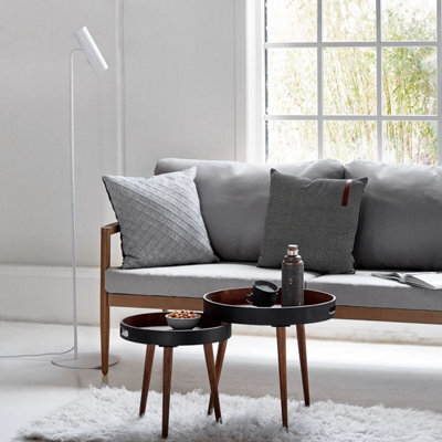 Nordlux Mib Metal Floor Lamp Adjustable Head White,mains - image 1