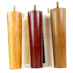 L&F Turned Wood Legs Oak Wash 230mm High Set Of 4 Replacement Furniture Bun Feet Settee Chairs Sofas Footstools M10 Pkc148 - thumbnail 8