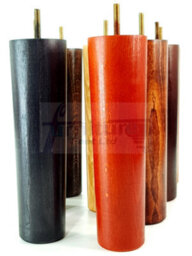 L&F Turned Wood Legs Oak Wash 230mm High Set Of 4 Replacement Furniture Bun Feet Settee Chairs Sofas Footstools M10 Pkc148 - thumbnail 9