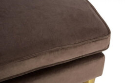 Orsina Velvet Upholstered Grey Velvet And Left Arm Chaise Lounge, Luxirous Chaise Lounge, Slim Chaise For Relaxing - thumbnail 7
