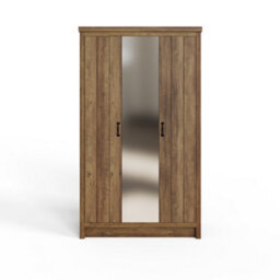 Boston 3 Door Mirrored Wardrobe - thumbnail 5