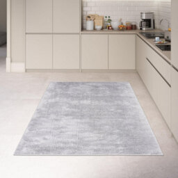 Homeart Soft Area Rugs, Anti-Slip, Machine Washable Fluffy Carpet For Living Room Bedroom Kitchen, Light Grey, 200X290 Cm - thumbnail 7