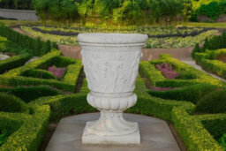 Giant Greek Design Stone Cast Vase With Column - thumbnail 7