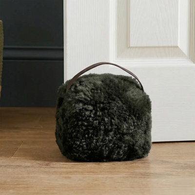 Native Natural New Zealand Sheepskin Doorstop - image 1