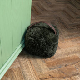 Native Natural New Zealand Sheepskin Doorstop - thumbnail 2