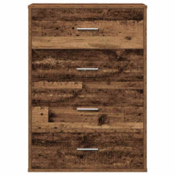 Walplus Sideboard With Drawer Old Wood 60 X 31 X 84 Cm Engineered Wood - thumbnail 6
