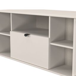 Varese Matt Kashmir Corner Tv Unit With 2 Shelves & 1 Drawers, (H)51Cm X (W)112Cm X (D)51.5Cm - thumbnail 6