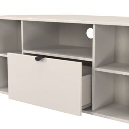 Varese Matt Kashmir Corner Tv Unit With 2 Shelves & 1 Drawers, (H)51Cm X (W)112Cm X (D)51.5Cm - thumbnail 5