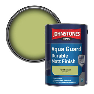 Johnstone's Trade Wood & Metal Aqua Guard Durable Matt Paint Floral Bouquet (Ppg1117-4) 5L - image 1