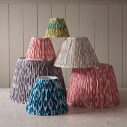 Loops Elegant 40Cm Marlin Blue Tapered Cylinder Lamp Shade For Stylish Lighting - thumbnail 6