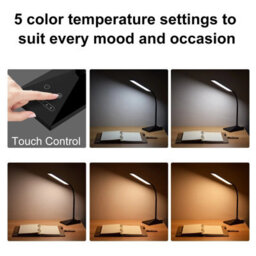 72 Led Flexible Usb Touch Sensor Desk Lamp With 5 Light Modes - thumbnail 5