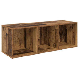 Berkfield Tv Cabinet 3 Pcs Old Wood Engineered Wood - thumbnail 5