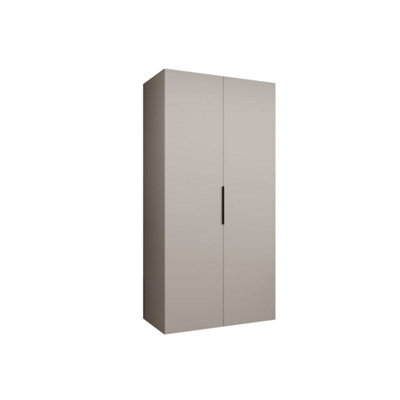 Arte Cashmere Marbella I Hinged Door Wardrobe 100Cm - Elegant Compact Wardrobe With Modern Touches - image 1