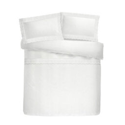 Serene Renaissance Scallop Lace Embellished Duvet Cover Set - thumbnail 4