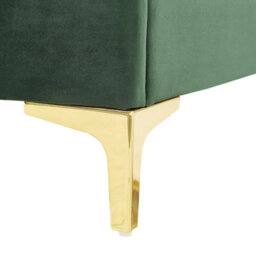 Beliani Bed Velvet Limoux 160 X 200 Cm (Eu King Size) Dark Green - thumbnail 9