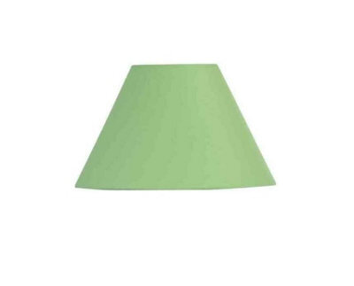 "12"" Cotton Coolie Lampshade - Green"