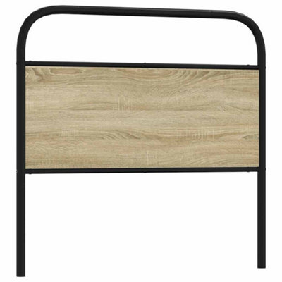 Berkfield Headboard Sonoma Oak 90 Cm Steel And Engineered Wood - image 1