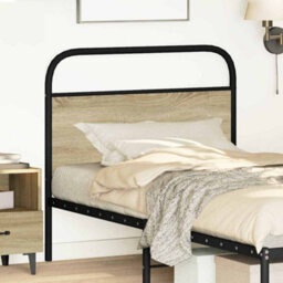 Berkfield Headboard Sonoma Oak 90 Cm Steel And Engineered Wood - thumbnail 2