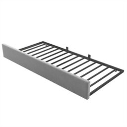 Abrihome Velvet Daybed With Pull-Out Trundle (90X190Cm), 3Ft Single Sofa Bed & Guest Sleeper For Adults & Kids, Wood Slat Support, Grey - thumbnail 8