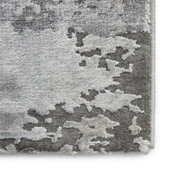 Grey Abstract Rug, Easy To Clean Rug, Stain-Resistant Rug, Grey Rug For Bedroom, Livingroom, & Diningroom-200Cm X 290Cm - thumbnail 2