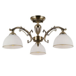 Luminosa Lighting Luminosa Feneza Stylish 3 Light Multi Arm Semi Flush Ceiling Lamp, E27 - thumbnail 2