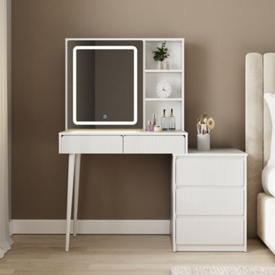 Coco Dressing Table With Illuminated Mirror - image 1