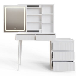 Coco Dressing Table With Illuminated Mirror - thumbnail 8