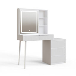 Coco Dressing Table With Illuminated Mirror - thumbnail 3