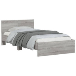 Walplus Engineered Wood Bed Frame With Headboard Rgb Led Lights And Slatted Base For Bedroom - thumbnail 5
