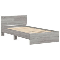 Walplus Engineered Wood Bed Frame With Headboard Rgb Led Lights And Slatted Base For Bedroom - thumbnail 6