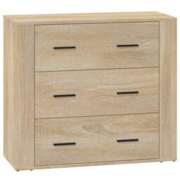 Berkfield Durable Sideboard Sonoma Oak 80X33X70 Cm Engineered Wood - thumbnail 1