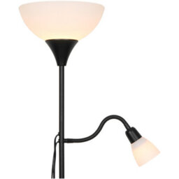 Nordlux Lauria Metal Floor Lamp Gooseneck Black,mains - thumbnail 4