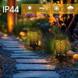 8Pc Solar Powered Led Stake Lights Garden Patio Lawn Lighting Waterproof Outdoor - thumbnail 4