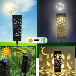 8Pc Solar Powered Led Stake Lights Garden Patio Lawn Lighting Waterproof Outdoor - thumbnail 8