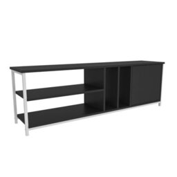 Decorotika Oneida Tv Stand Tv Unit For Tv's Up To 72 Inch White And Anthracite - thumbnail 5