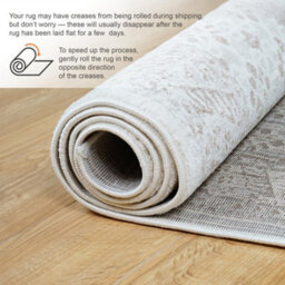 Homeart Traditional Area Rug , Super Soft & Sustainable Woven Neutral Carpet Durable Indoor Rug Weave Beige 160X230 - thumbnail 6